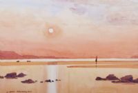 RED SAILS AT SUNSET by Samuel McLarnon UWS at Ross's Online Art Auctions