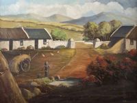 FARMYARD, DONEGAL by J.J. O'Neill at Ross's Online Art Auctions