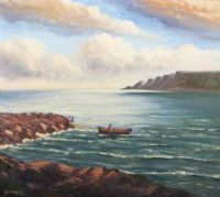 RED BAY by J.J. O'Neill at Ross's Online Art Auctions