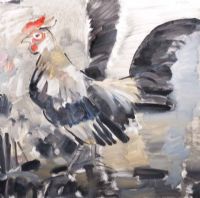 COCKEREL by David Johnston at Ross's Online Art Auctions
