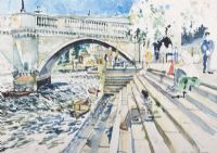 RICHMOND BRIDGE by Liam Thompson at Ross's Online Art Auctions