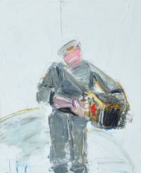 THE DUNGARVIN BOX PLAYER by J.B. Vallely at Ross's Online Art Auctions