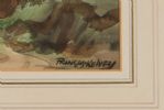 FARMYARD AT PASCHEL-NA-GORE, DONEGAL by Frank McKelvey RHA RUA at Ross's Online Art Auctions