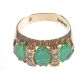 9 CT GOLD EMERALD & DIAMOND RING at Ross's Online Art Auctions