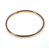 9 CT ROSE GOLD BANGLE at Ross's Online Art Auctions