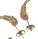 18 CT GOLD HOOP EARRINGS WITH DRAGON HEADS at Ross's Online Art Auctions