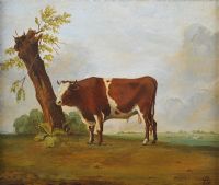 BULL & LANDSCAPE by English School at Ross's Online Art Auctions