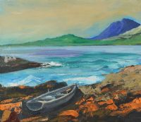 FISHING BOAT, WEST OF IRELAND by Anne Tallentire at Ross's Online Art Auctions