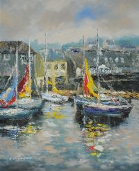 SAFE HARBOUR, KERRY by Niall Campion at Ross's Online Art Auctions
