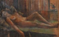 NUDE STUDY by William Conor RHA RUA at Ross's Online Art Auctions