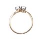 18 CT GOLD TWO DIAMOND TWIST RING at Ross's Online Art Auctions