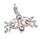 WHITE GOLD DIAMOND & CULTURED PEARL PENDANT at Ross's Online Art Auctions