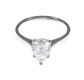 PLATINUM PEAR SHAPED DIAMOND SOLITAIRE RING at Ross's Online Art Auctions