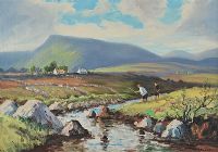 MUCKISH, DONEGAL by William Henry Burns at Ross's Online Art Auctions
