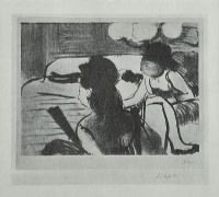 BROTHEL SCENE by Degas at Ross's Online Art Auctions