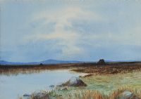 EVENING, BOGLANDS by William F. Cooper at Ross's Online Art Auctions