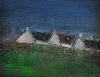 WESTERN COTTAGES by Colin Flack at Ross's Online Art Auctions