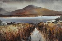 REEDS BY THE LOUGH by Margaret Murphy at Ross's Online Art Auctions