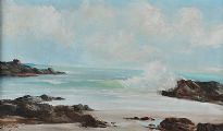 SEASCAPE by Denis Thornton at Ross's Online Art Auctions