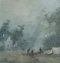 CAMPING by Tom Kerr at Ross's Online Art Auctions