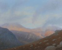 LOW CLOUD, THE MOURNES by Carol Graham RUA at Ross's Online Art Auctions