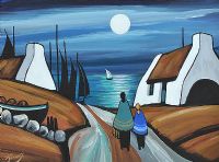 MOONLIT EVENING by J.P. Rooney at Ross's Online Art Auctions