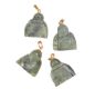 SET OF FOUR CARVED JADE BUDDHA PENDANTS at Ross's Online Art Auctions