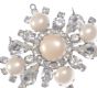 1950's DIAMANTE AND PEARL BROOCH/PENDANT at Ross's Online Art Auctions