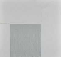 EXPOSED PAINTING, LIGHT GREY ON WHITE by Callum Innes at Ross's Online Art Auctions
