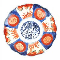 PAIR OF IMARI WALL PLATES at Ross's Online Art Auctions
