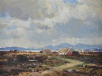 ON THE CONNEMARA COAST AT CARRAROE, COUNTY GALWAY by Maurice Canning Wilks ARHA RUA at Ross's Online Art Auctions