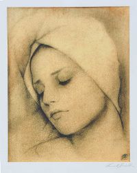 DREAMING GIRL by Ken Hamilton at Ross's Online Art Auctions