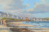 BALLYHOLME BEACH by Colin Gibson at Ross's Online Art Auctions