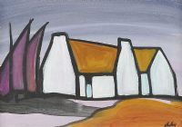 FISHERMAN'S COTTAGE by Markey Robinson at Ross's Online Art Auctions