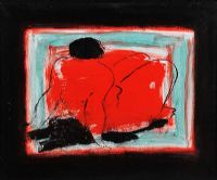 GREEN & RED NUDE by Neil Shawcross RHA RUA at Ross's Online Art Auctions