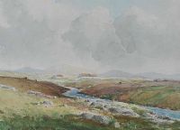 NEAR FALCARRAGH, COUNTY DONEGAL by Rowland Hill RUA at Ross's Online Art Auctions