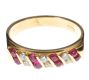 18CT GOLD DIAMOND AND GARNET BAND at Ross's Online Art Auctions