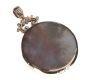 9CT GOLD FOB SET WITH ONYX AND MOSS AGATE at Ross's Online Art Auctions
