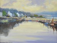 ROUNDSTONE HARBOUR by Norman J. McCaig at Ross's Online Art Auctions