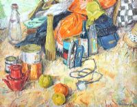 THE ORANGE TOWEL by Frederick H. Stonham FRSA at Ross's Online Art Auctions