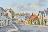 CRAWFORDSBURN VILLAGE by Colin Gibson at Ross's Online Art Auctions