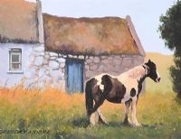 THE PIEBALD by Gregory Moore at Ross's Online Art Auctions