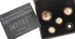 GOLD PROOF SOVEREIGN FIVE COIN COLLECTION at Ross's Online Art Auctions