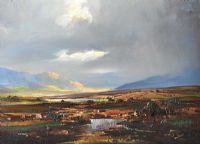 A GLEAM OF SUNSHINE, DONEGAL by Arthur H. Twells RUA at Ross's Online Art Auctions