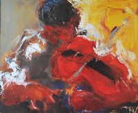 THE FIDDLE by J.B. Vallely at Ross's Online Art Auctions