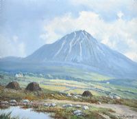 MOUNT ERRIGAL, DONEGAL by William Henry Burns at Ross's Online Art Auctions