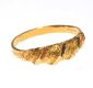 18CT GOLD TEXTURED RING at Ross's Online Art Auctions