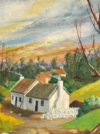 WHITE GABLE by N. McGuinness at Ross's Online Art Auctions