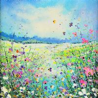 SUMMER FLOWERS by Jayne Taylor at Ross's Online Art Auctions