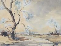 VIEW OF THE LOUGH, COUNTY ANTRIM by Joan Murray at Ross's Online Art Auctions
